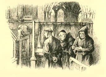 De blev stående, rotade till platsen, 1907.