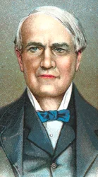 Thomas Alva Edison, amerikansk uppfinnare, 1924