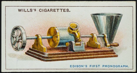 Thomas Alva Edisons första fonograf, 1878 1915