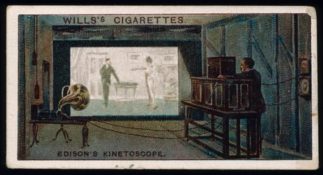 Thomas Alva Edisons kinetografteater, c1892