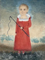 Thomas Wix Borden vid en ålder av två år, ca. 1820.