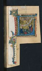 Tre sticklingar från ett missal, ca. 1470-1500.