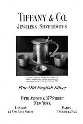 Tiffany & Co.-annons, 1937