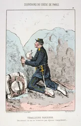 Parisiska Tirailleurs, belägring av Paris, 1870-1871