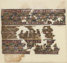 Tiraz med guillocherad band, 1075-1125.