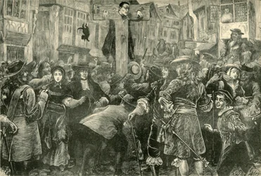 Titus Oates in the Pilory, 1685, 1890.