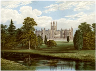 Toddington Park, Gloucestershire, hem för Lord Sudeley, c1880