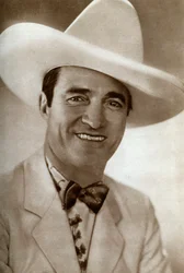 Tom Mix, amerikansk filmskådespelare, 1933