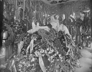 Juarez grav, San Fernando-kyrkogården, Mexiko, c1897.