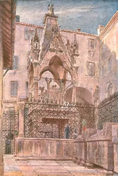 Mastino II:s grav i Verona, 1854, c1900.