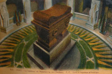 Napoleons grav i Les Invalides, Paris, c1920