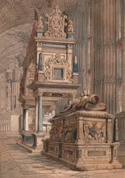 Drottning Elizabeths grav, 1845