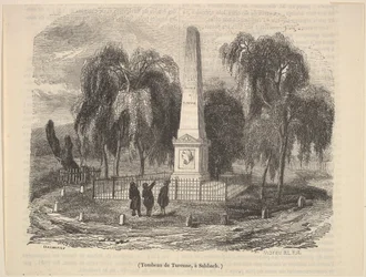 Turennes grav i Salsbach, 1835-78.