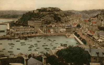 Torquay från Vane Hill, 1930.