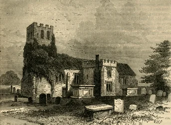 Tottenham Church, c1876.