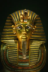 Tutankhamons begravningsmask Kairo Egypten