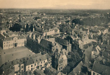 Rådhus och allmän utsikt, c1910