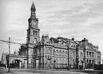 Rådhuset, Sydney, c1900.