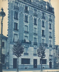 Radhus fasad, ca. 1900.