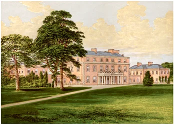 Trafalgar House, Wiltshire, hem för Earl Nelson, c1880