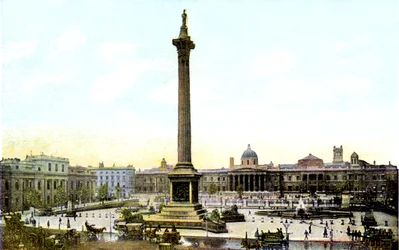 Trafalgar Square och Nelsons kolumn, London, 1900-talet
