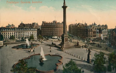 Trafalgar Square, London, c1900.