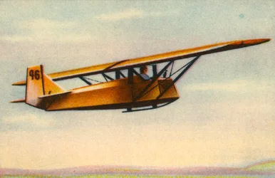Pilotelev som utför avancerad flygflygexamen, Tyskland, 1932.