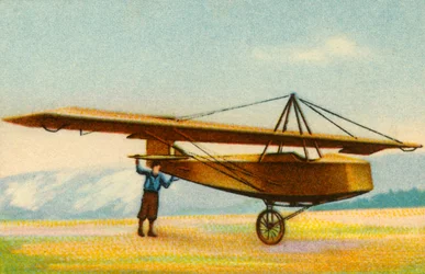 Tränar segelflygare vid Grunau Gliding School, Tyskland, 1932.