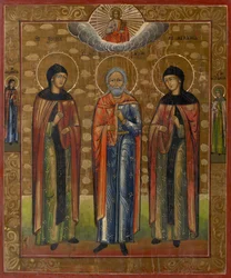 Tre helgon