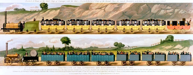 Reser på Liverpool och Manchester Railway, 1831