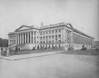 Treasury Building, Washington, D.C., c1897.
