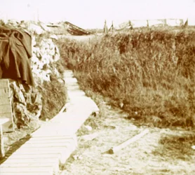 Skyttegravar, Ramskapelle, Belgien, c1914-c1918