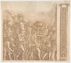 Triumf of Caesar: The Corselet Bearers, ca. 1490.