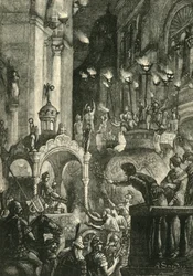 Heraclius triumf i Konstantinopel, 629 AD, 1890.