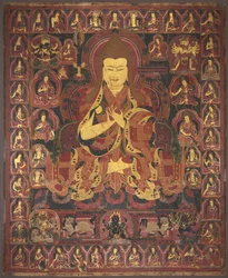 Tsong Khapa, grundare av Gelukorden, ca. 1440-1470.