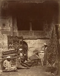 Turkisk mattbasar, Kairo, ca. 1880.