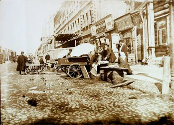 Tverskaya-Yamskaya Street, Moskva, Ryssland, 1911