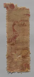 Två fragment av storskalig rundel, 600-tal.