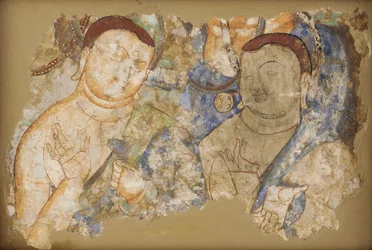 Two Monks Conversing, 400-600-talet.