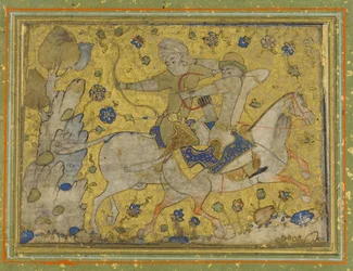 Two Mounted Warriors, mitten av 1500-talet.