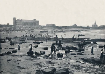 Tynemouth - The Aquarium and Sands, 1895