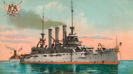 US Battleship Missouri, c1908