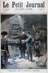 Underjordiskt sökande efter anarkister, Barcelona, 1894
