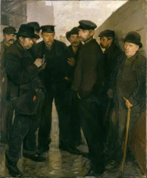 Arbetslösa (dagarbetare i hamnen i Hamburg)