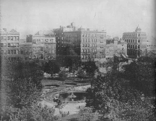 Union Square, New York, c1897.