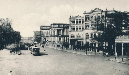 United Services Club, Chowringhee Road, Calcutta, tidigt 1900-tal.