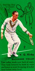 V. G. Kirby - Backhand Volley, c1935.