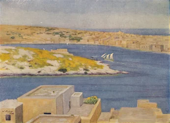 Valetta hamn, 1924