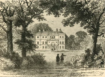 Vane House, år 1800, c1876.