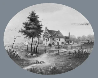 Vechte House i Gowannus, Brooklyn, New York, 1865.